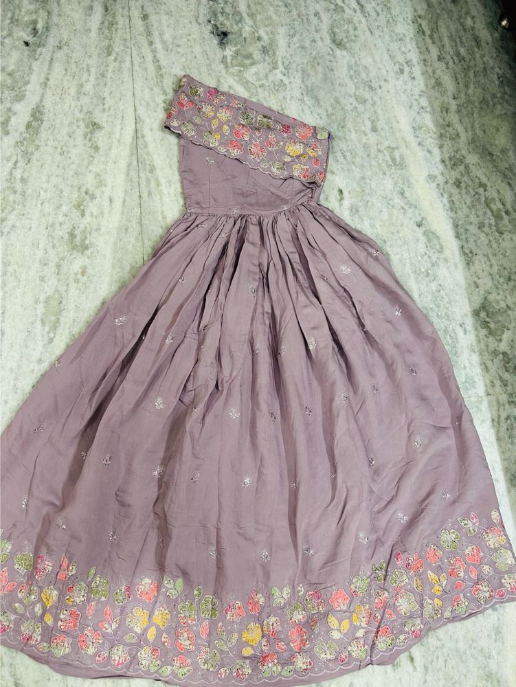 Beautiful one shoulder  Gown
