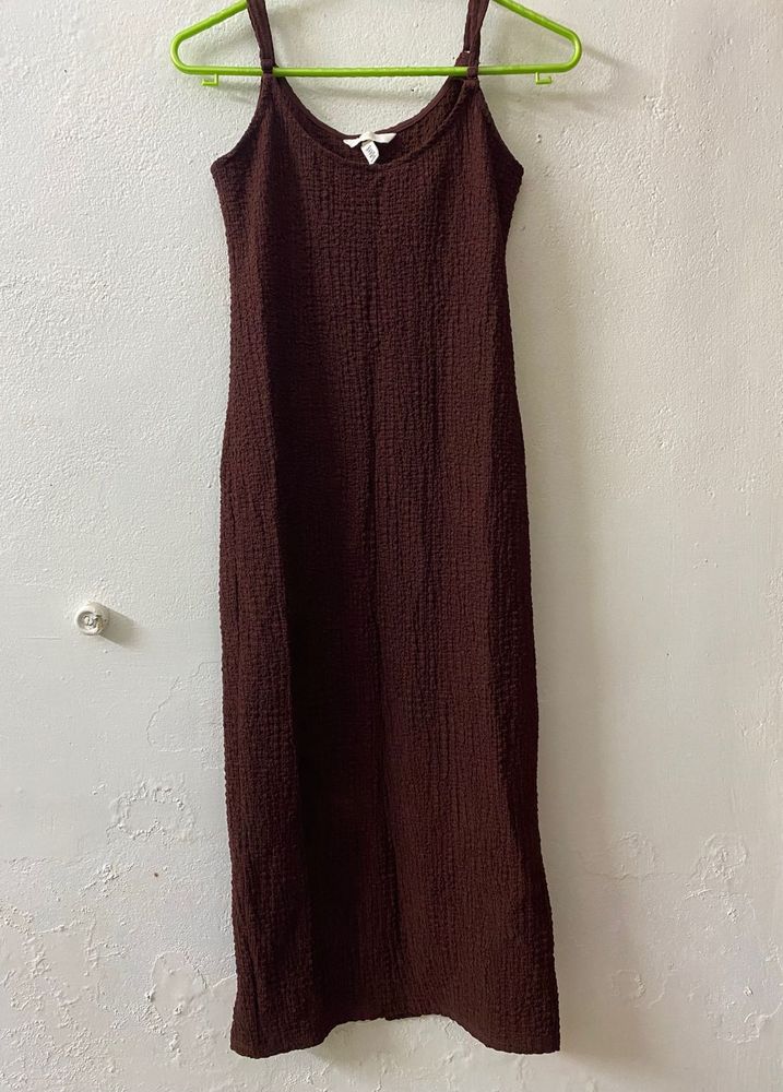 Women's Textured Slip Dress