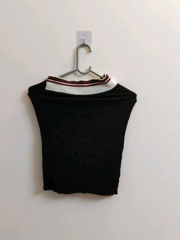 Black Tunic/ OffShoulder Top