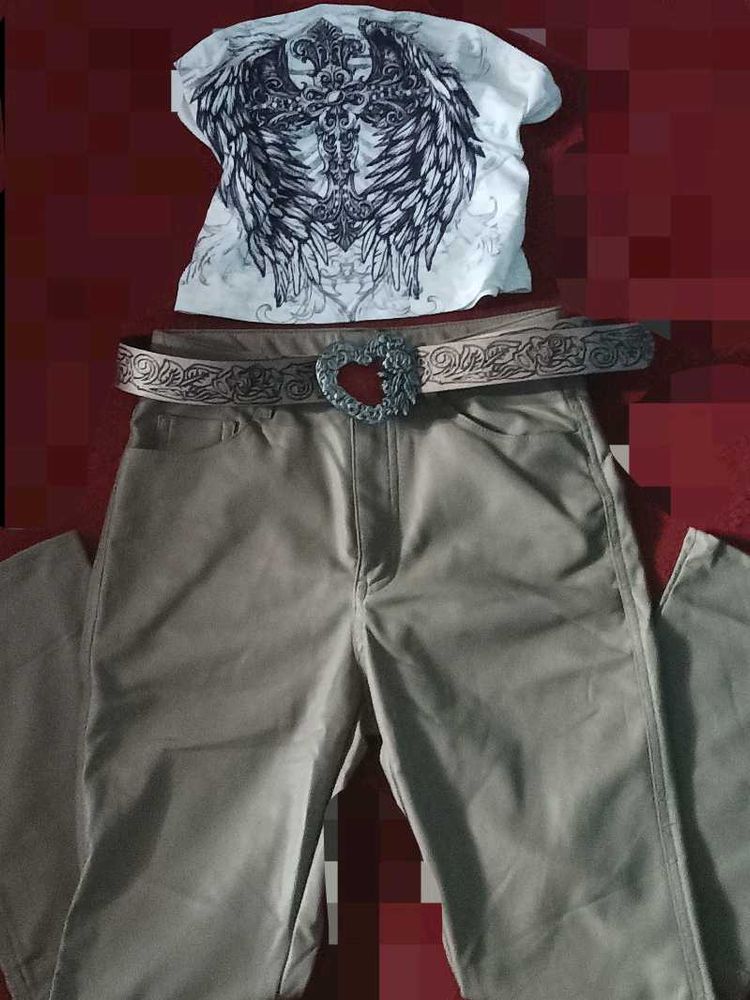 y2k khaki pants