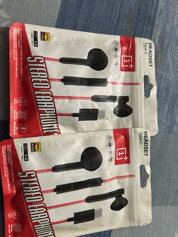 OnePlus Type-C Stereo Earphones 2 pieces