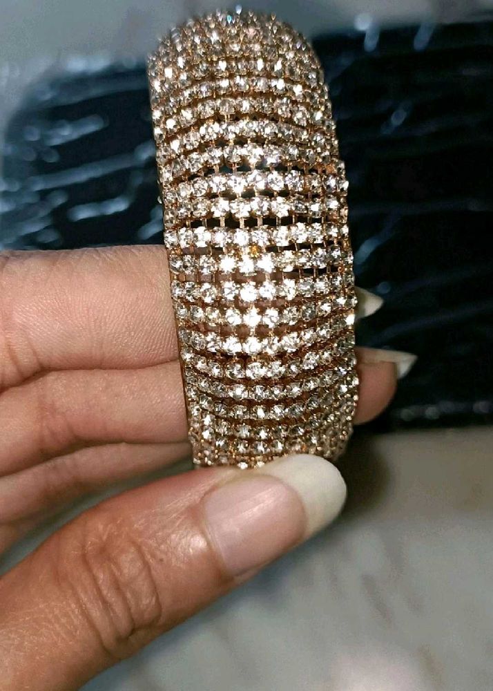 Sparkling Rhinestone Bangle
