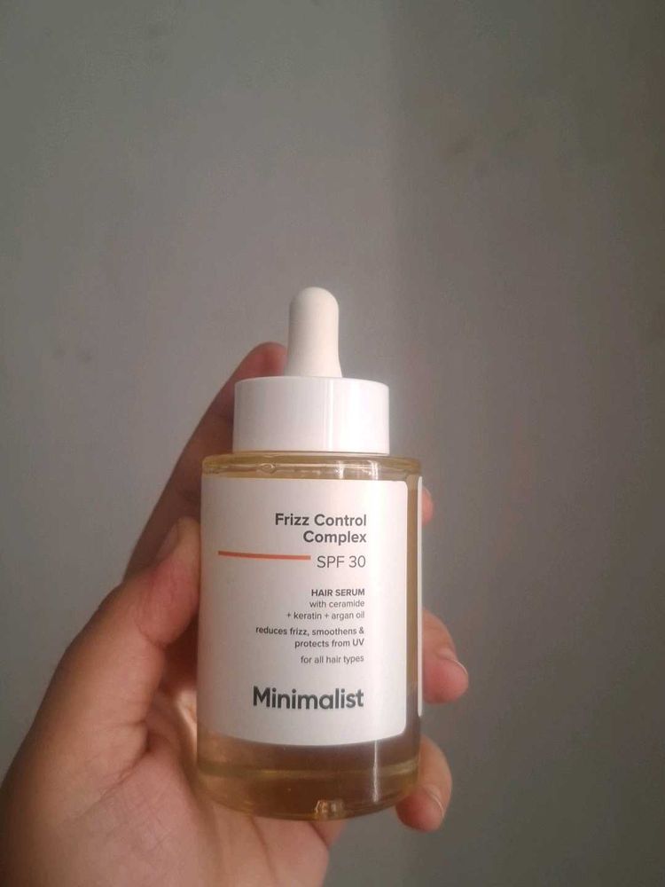 Minimalist Frizz Control Complex SPF 30 Hair Serum