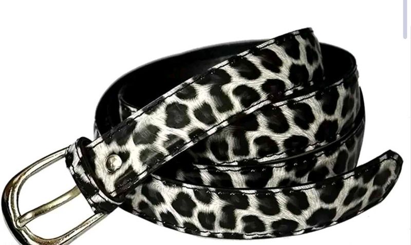 Leopard Print Fashion Belt