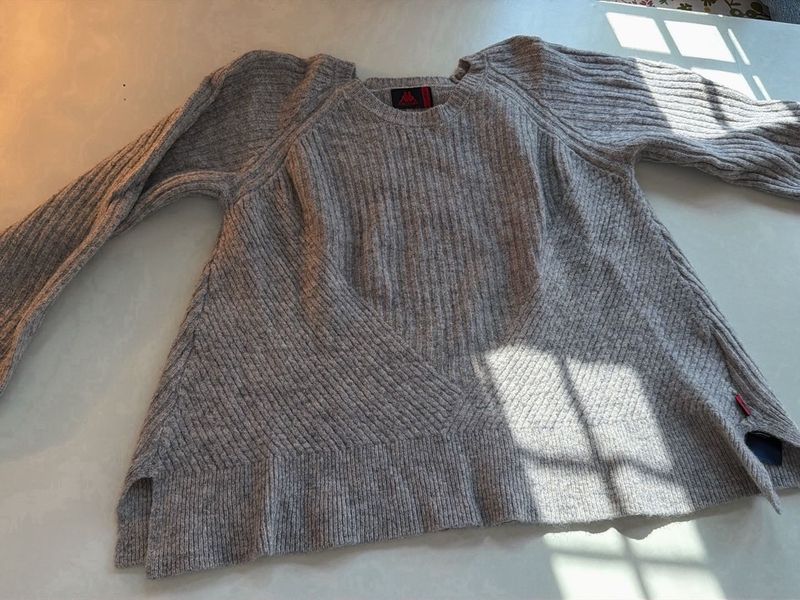 Cozy Grey Knit Sweater