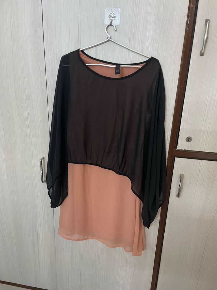 Chic Two-Tone Dress / Super Quality