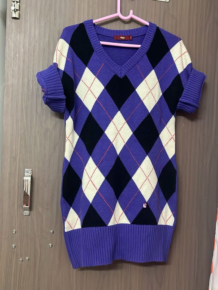 Argyle Knit Sweater Vest for L &amp;xl