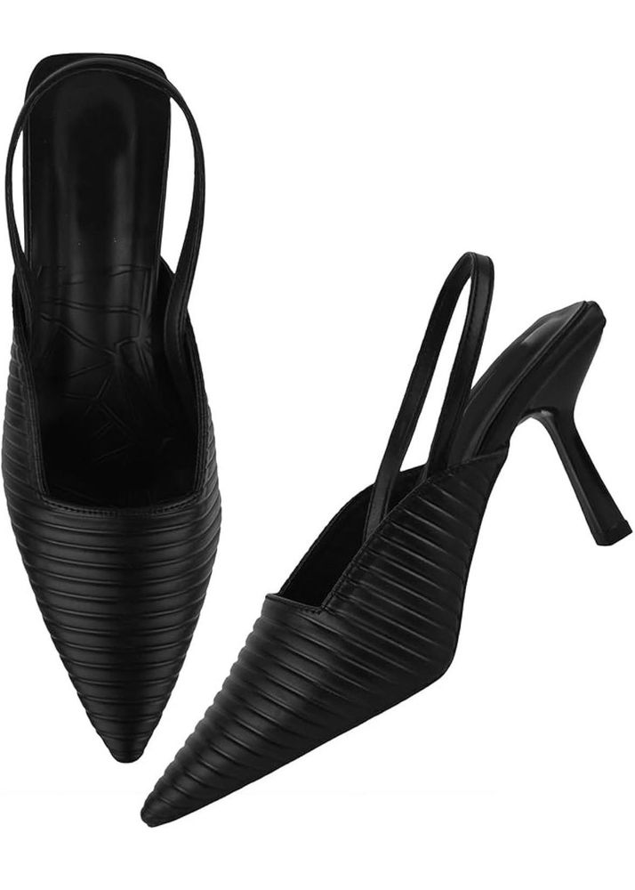 Black Slingback Heels
