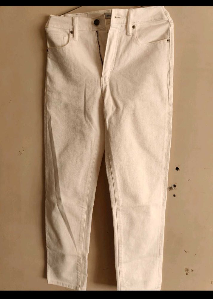 Bershka White Jeans