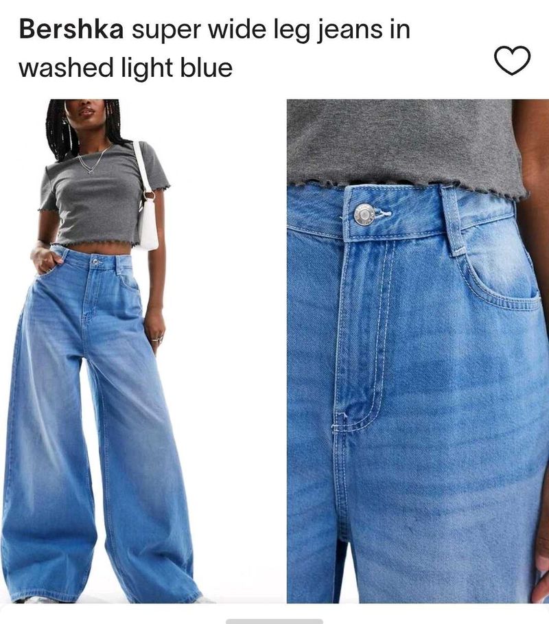 Bershka Super Wide Leg Jeans