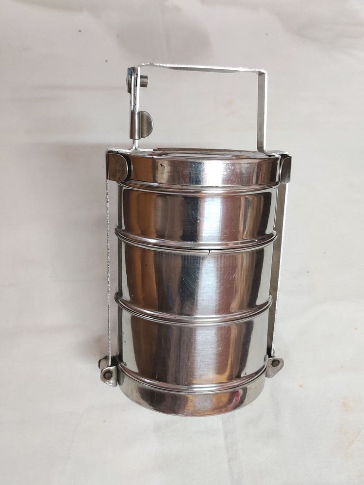 🔷🌟Stainless Steel 3 Layer Tiffin Box