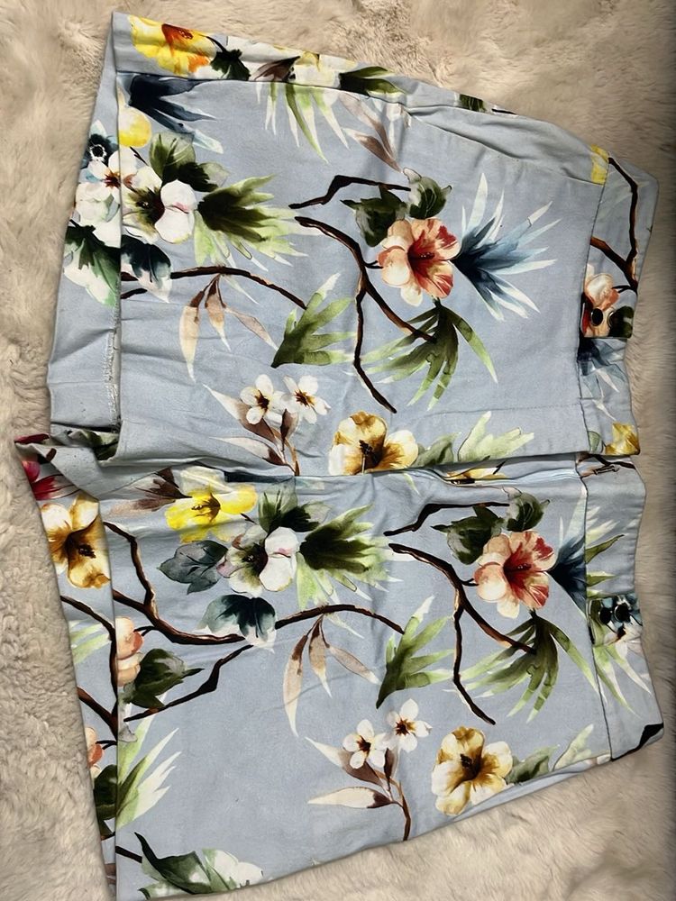 Floral Print Women's Shorts