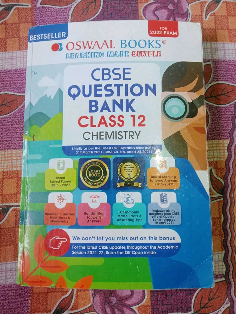 Oswaal CBSE Class 12 Chemistry Question Bank