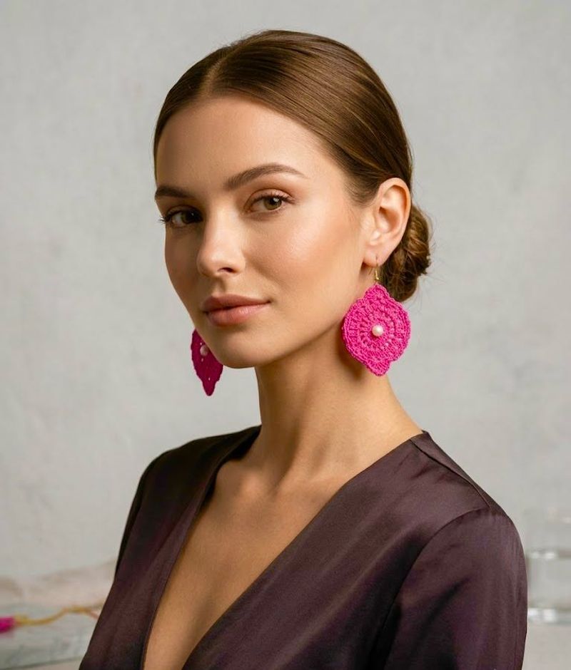 Boho Crochet Earrings
