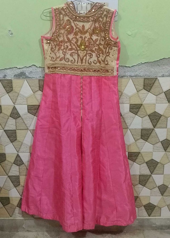 Beautiful Pink Ethnic Gown