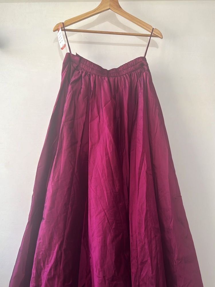 STUDIO SHRINGAAR Elegant Wine Ethnic Ski