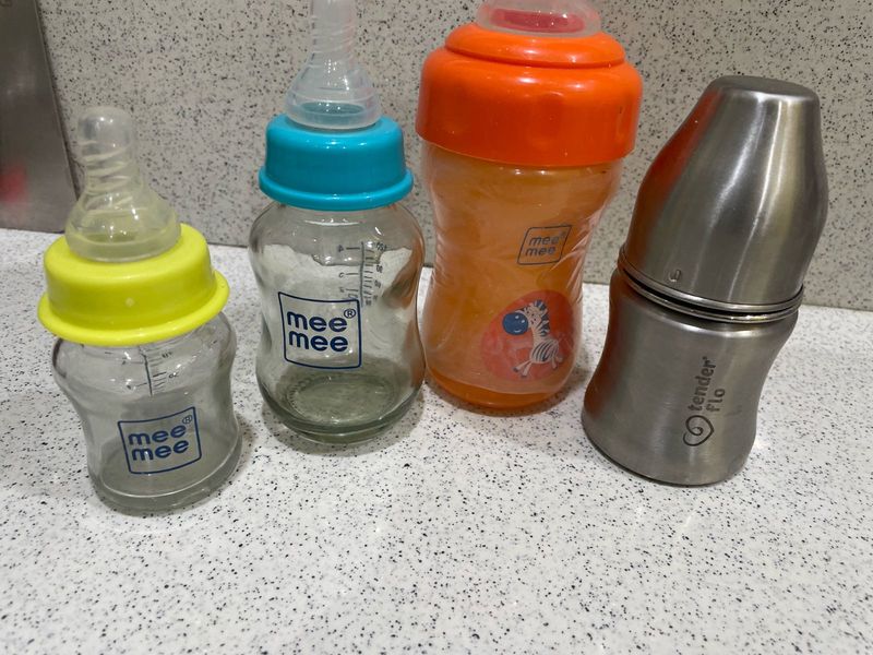 combo of 4 Baby Feeding Bottles Set