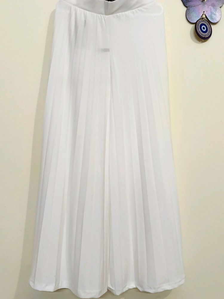 Women's White Palazzos Combos