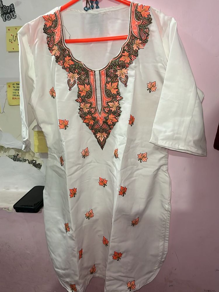 Sozni Work Kashmiri Kurti