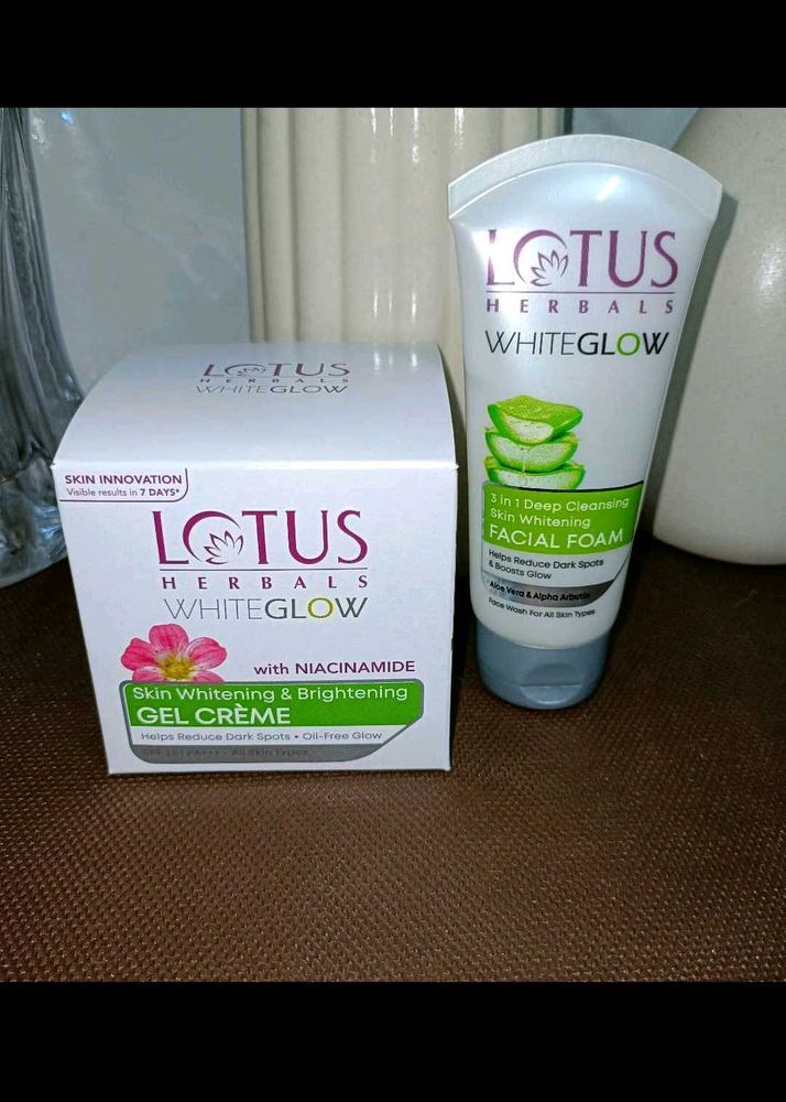 Lotus Herbals White Glow Skin Care Combo