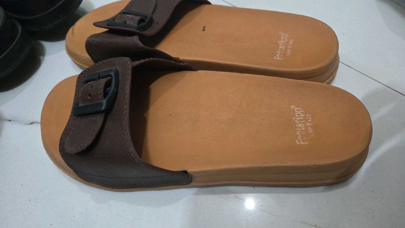 Comfortable Brown Flip Flops