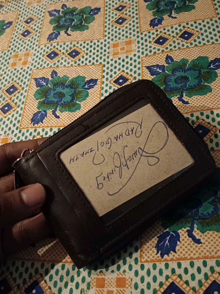 Brown Leather Bifold Wallet