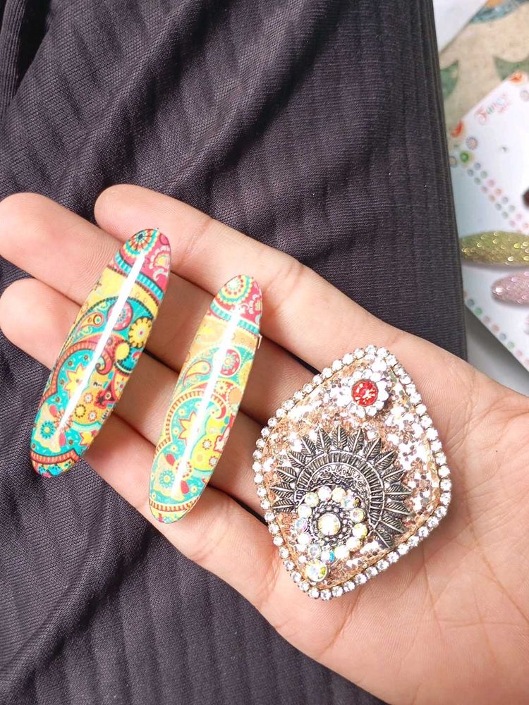 Boho Ethnic saree pin