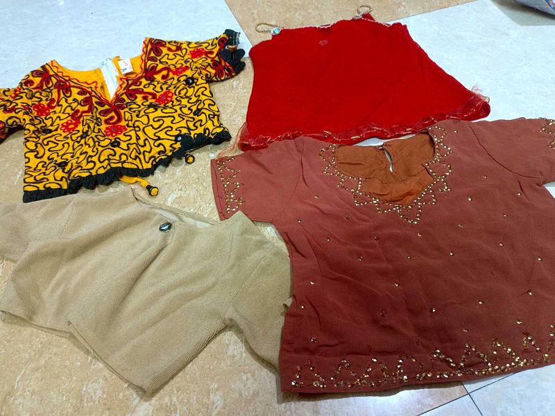 Set of 4 Ethnic Tops