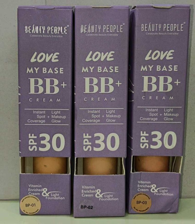 BB cream offer with 3 shades