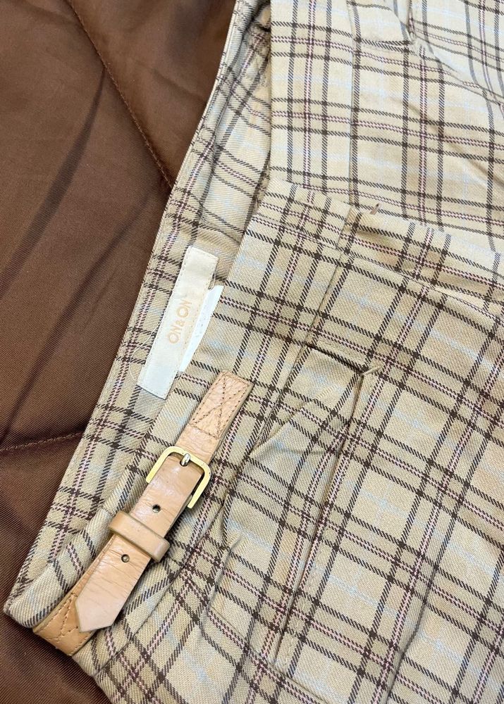 Imported Checked Trousers