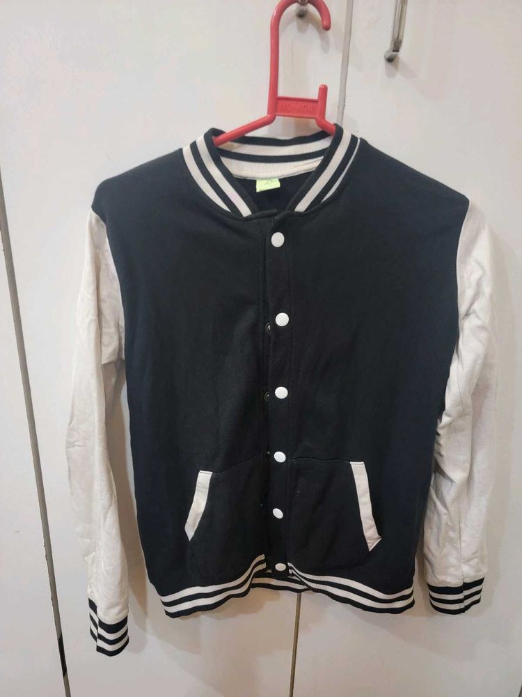 Varsity Style Bomber Jacket