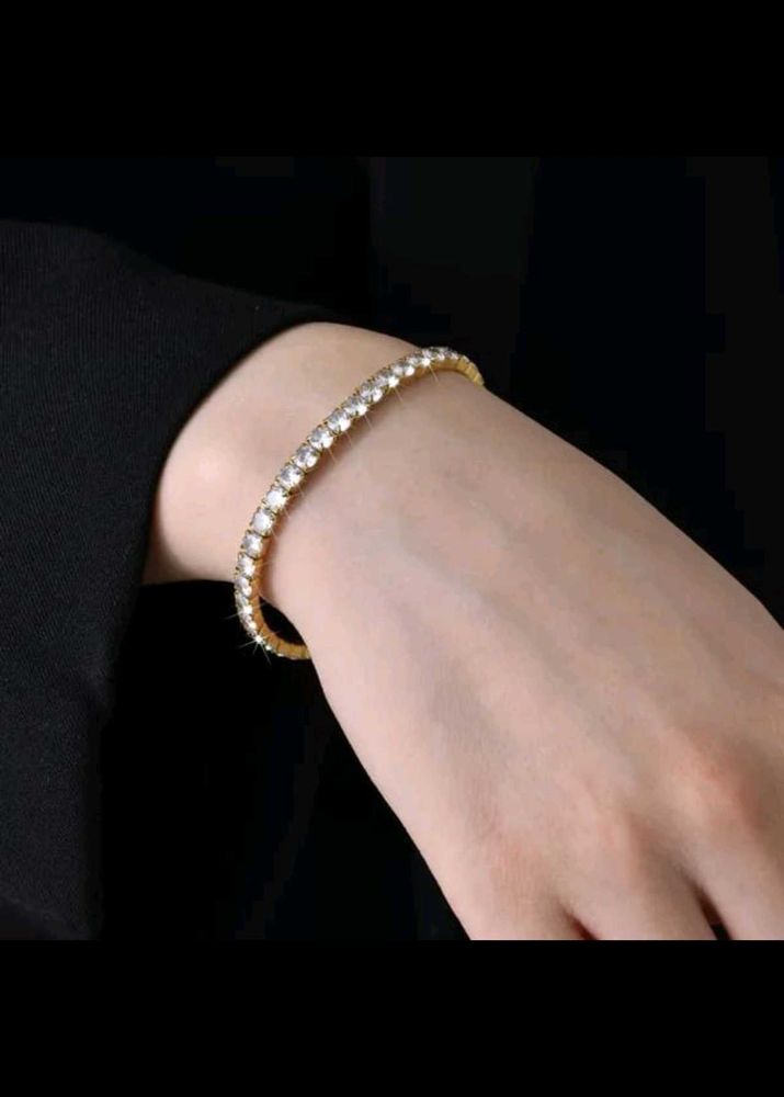Gold Tennis Bracelet