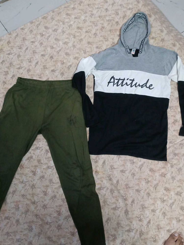 full sleeve T-shirt + men lower