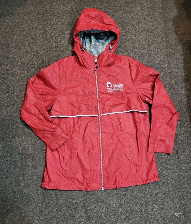 Red Hooded Jacket