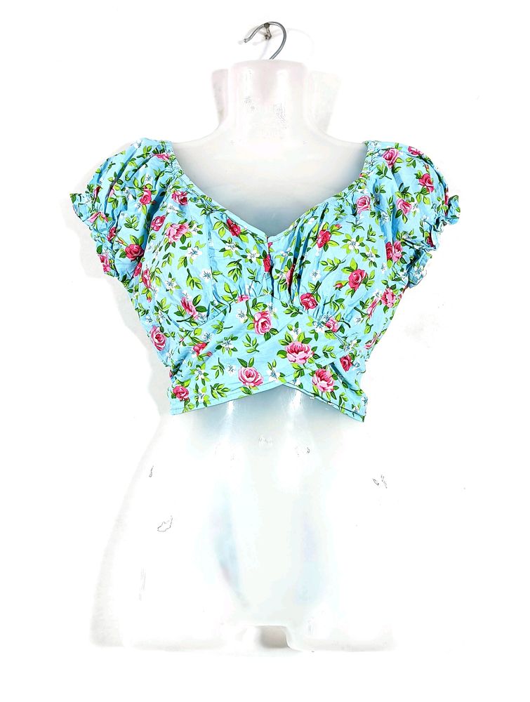 Blue Floral Top (Women)