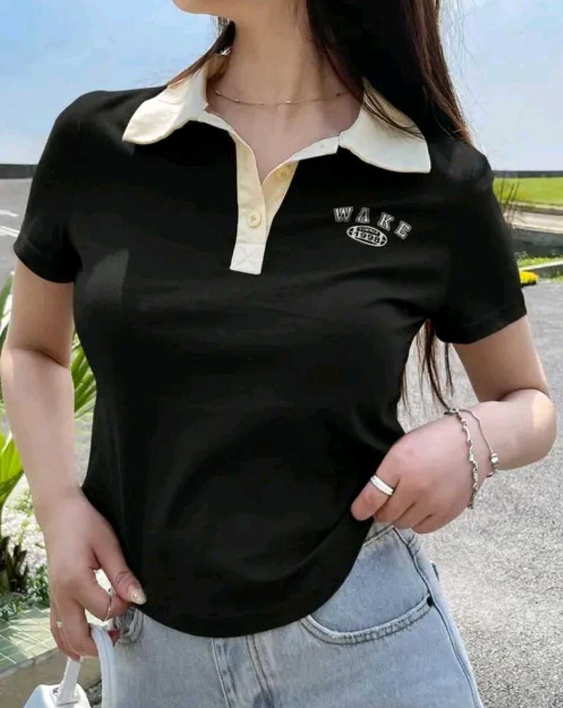 🖤Women's Black Polo T-Shirt🖤