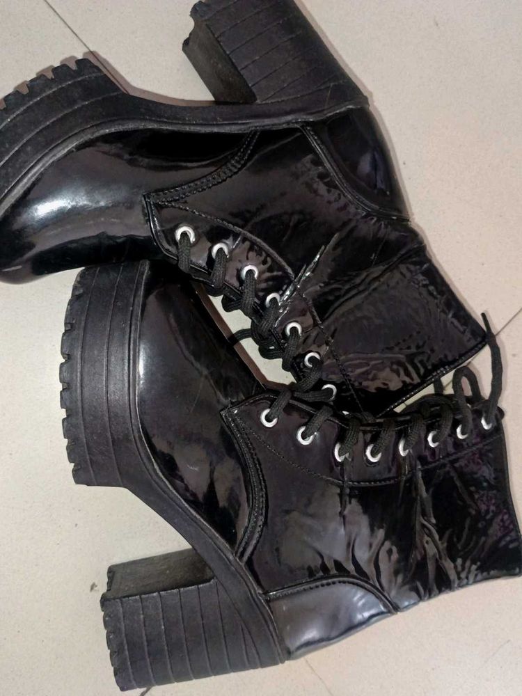 Black Platform Boots