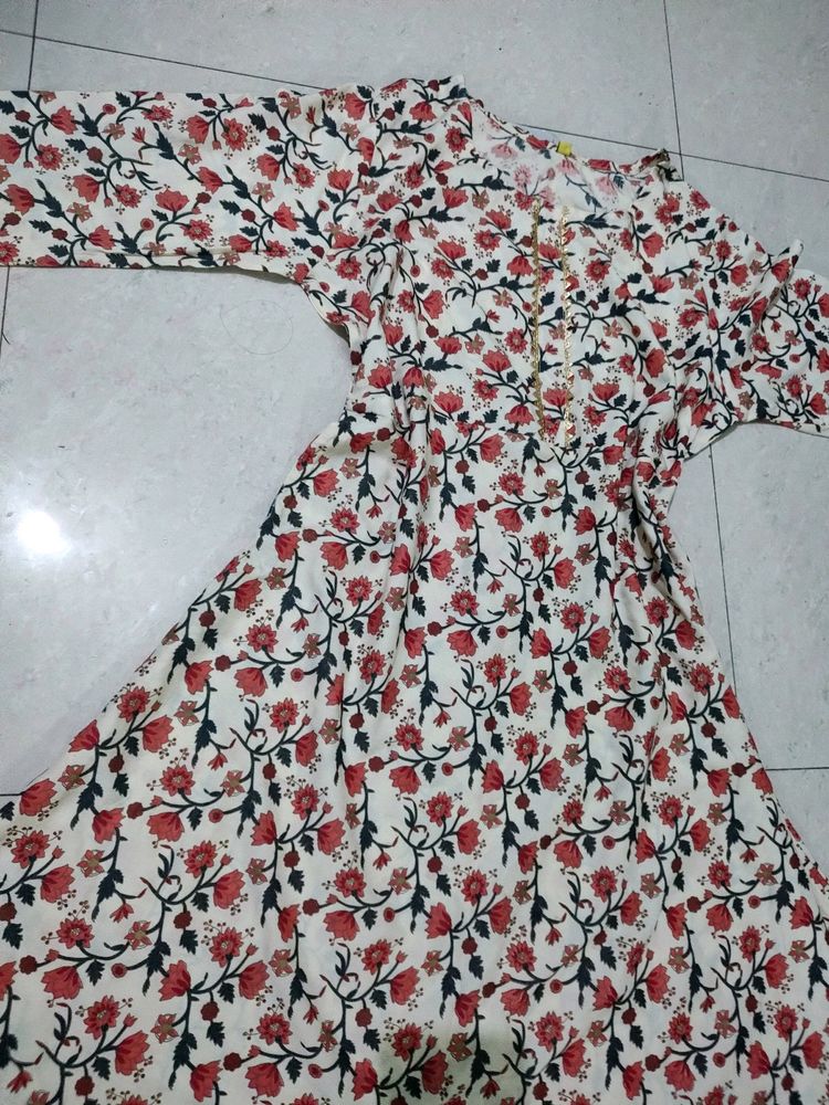 🔥Price Drop🔥 New Pure Cotton Anarkali Kurti