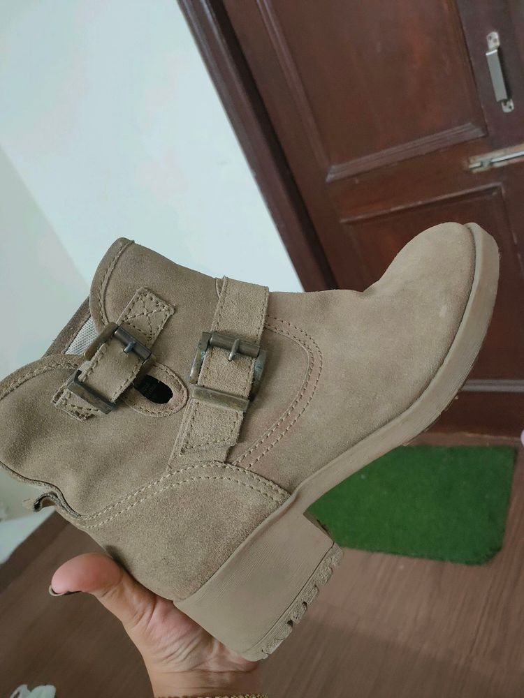 suede leather boots