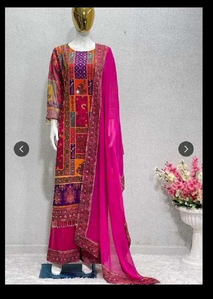 New Vibrant Ethnic Kurta Set with Dupatta