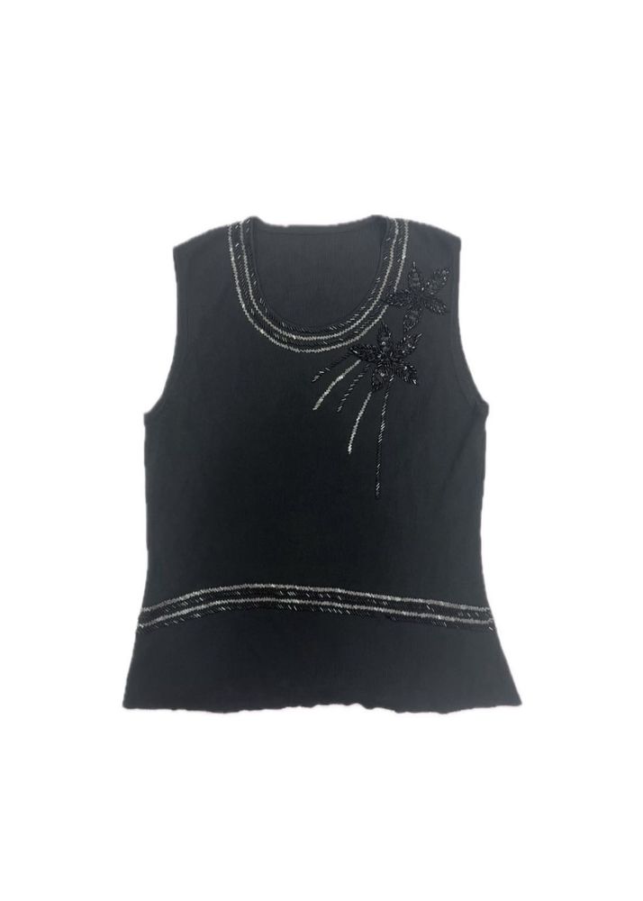 y2k beaded sleeveless top
