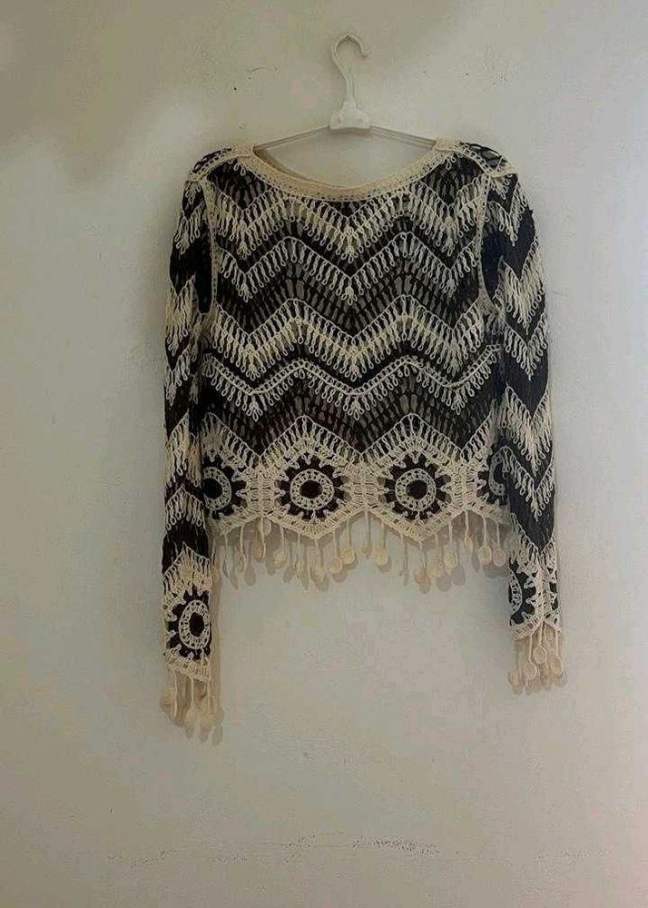 Boho Crochet Crop Top