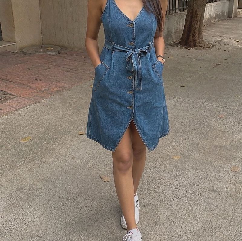 Denim dress