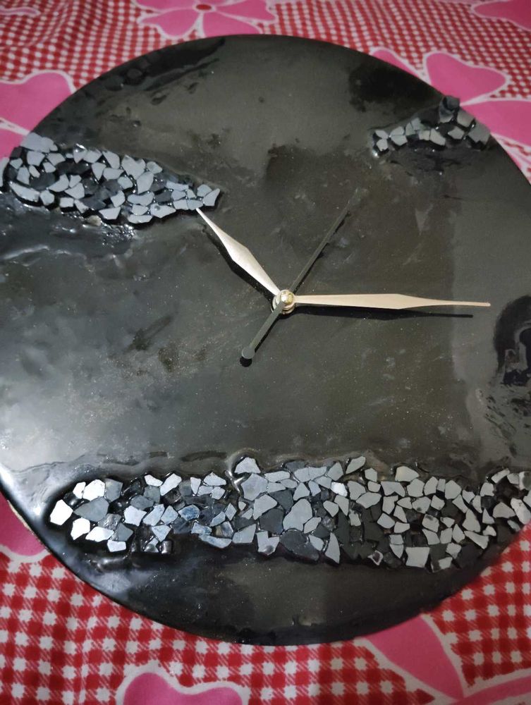 Handcrafted Resin Clock