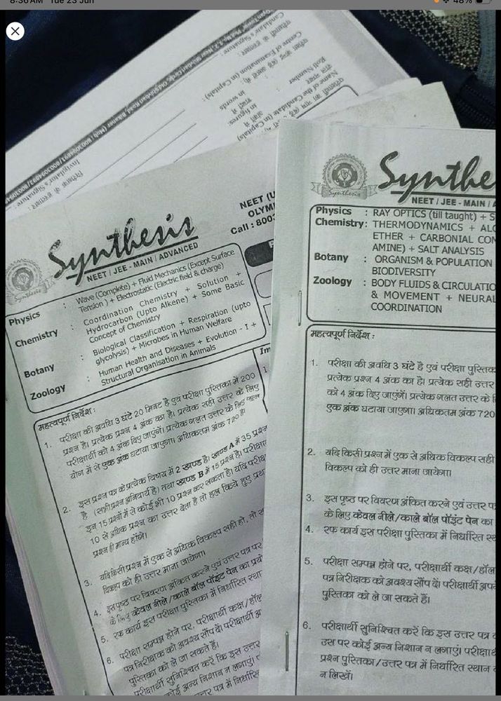 Neet preparation