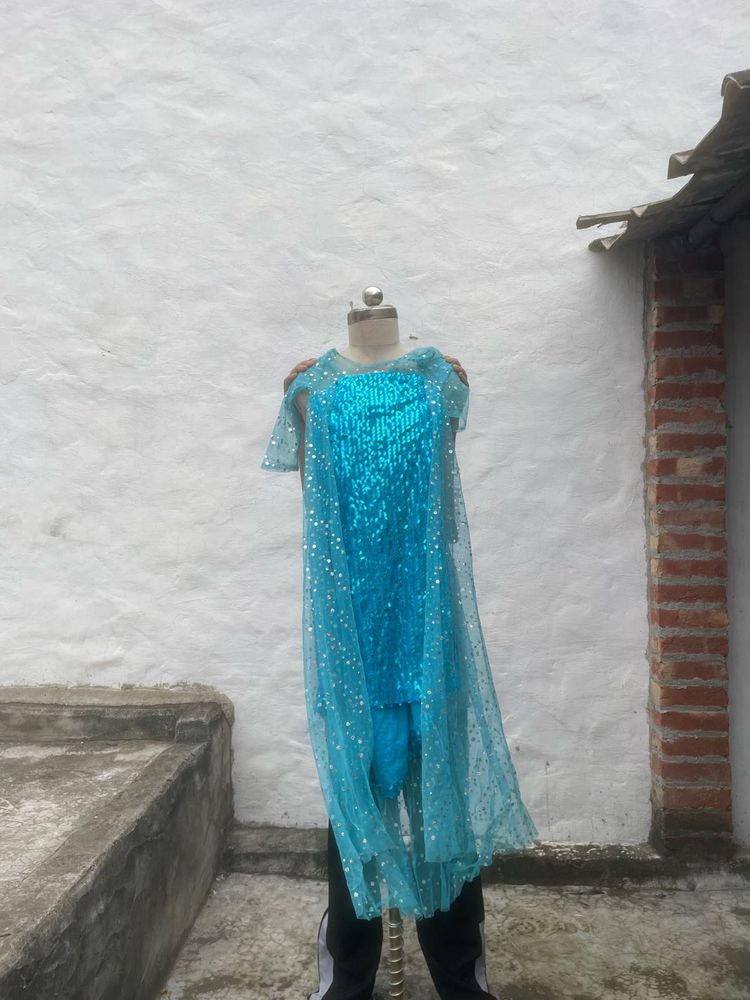 Sparkling Blue Princess Dress Costume