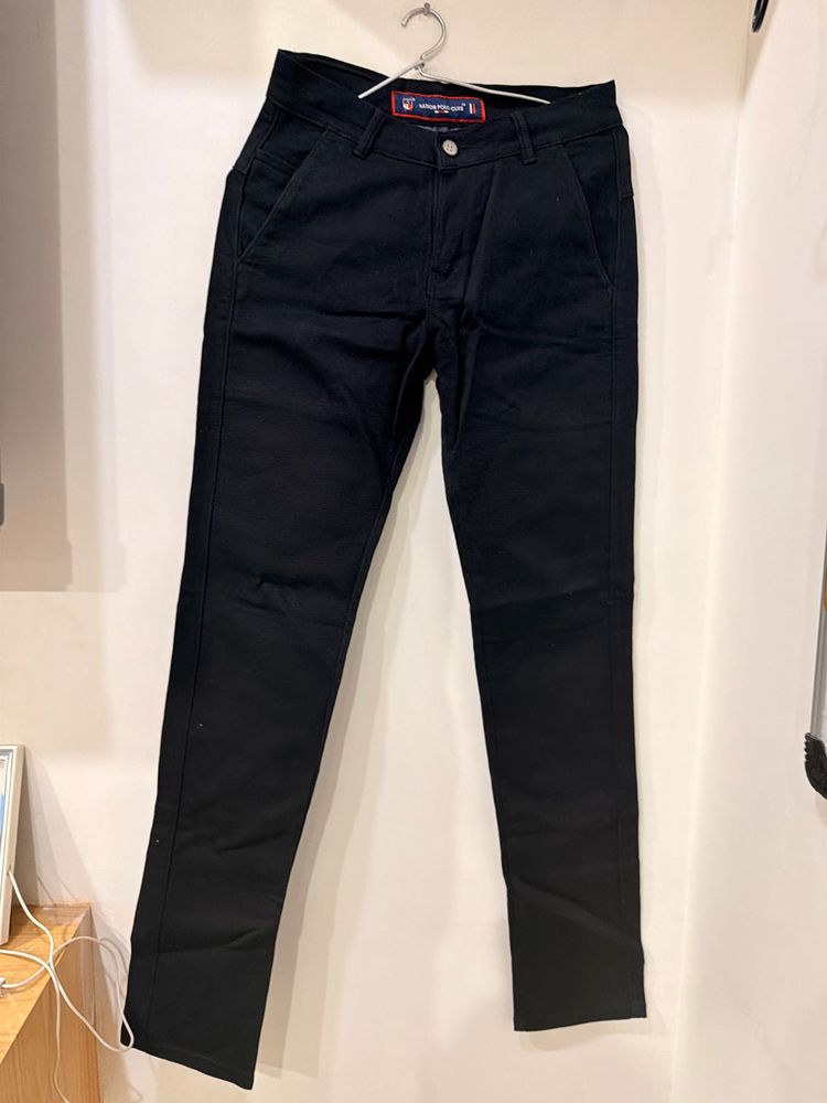 nation Polo club Classic Black Chinos