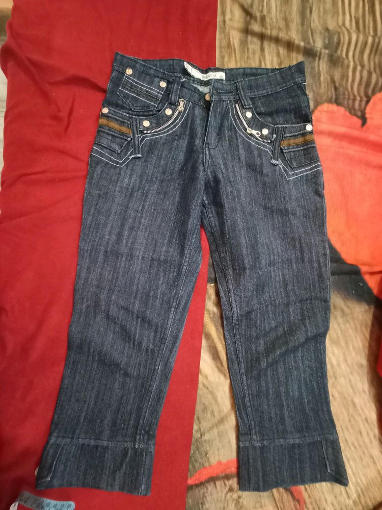 Denim Capri