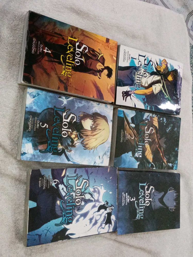 Solo Leveling Manga Volumes 1-6