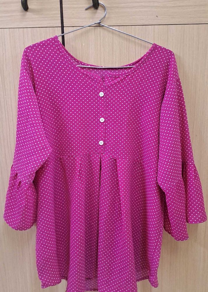 🩷Korean Polka dot Top